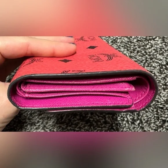 MCM trifold wallet